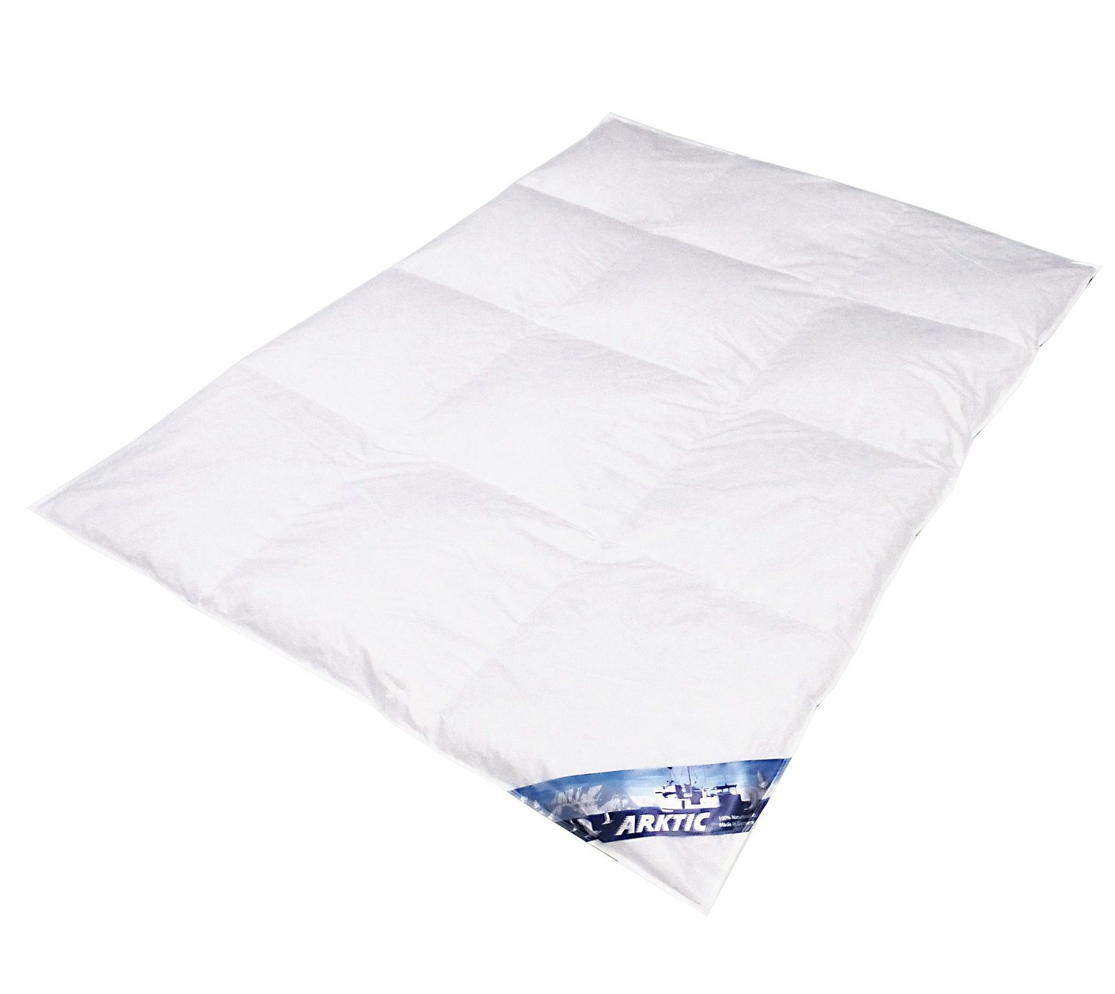betten-traum-land Daunenkassettendecke Baby Kids 100x135 cm Arktic Dreams 100% natürliche Füllung Ganzjahresdecke