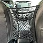 Pincuttee 3-Layer Car Mesh Organizer 1 Pack,Seat Back Net Bag Organizer,Seat Back Net Bag Barrier of Backseat Dog or Kids Pet, for Car/SUV/Truck(Black)