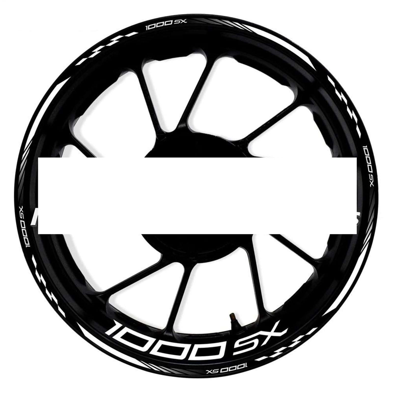 Motorcycle Wheel Stickers for Kawasaki for Z1000SX for Z-1000SX Motorbike