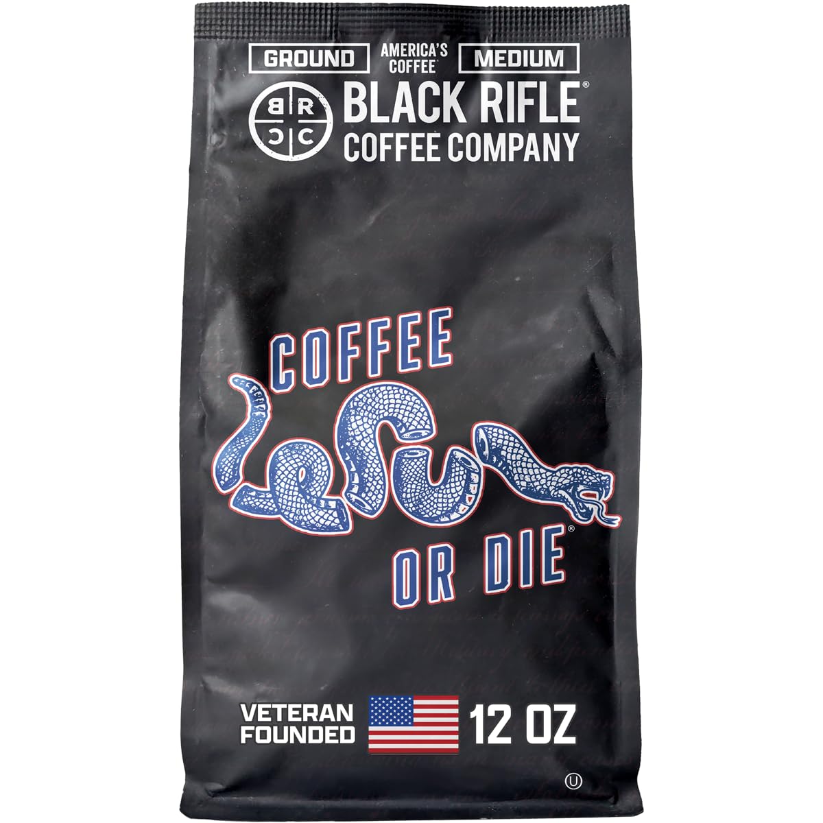 Amazon.com : Black Rifle Coffee Company Coffee or Die, 12oz Bag
