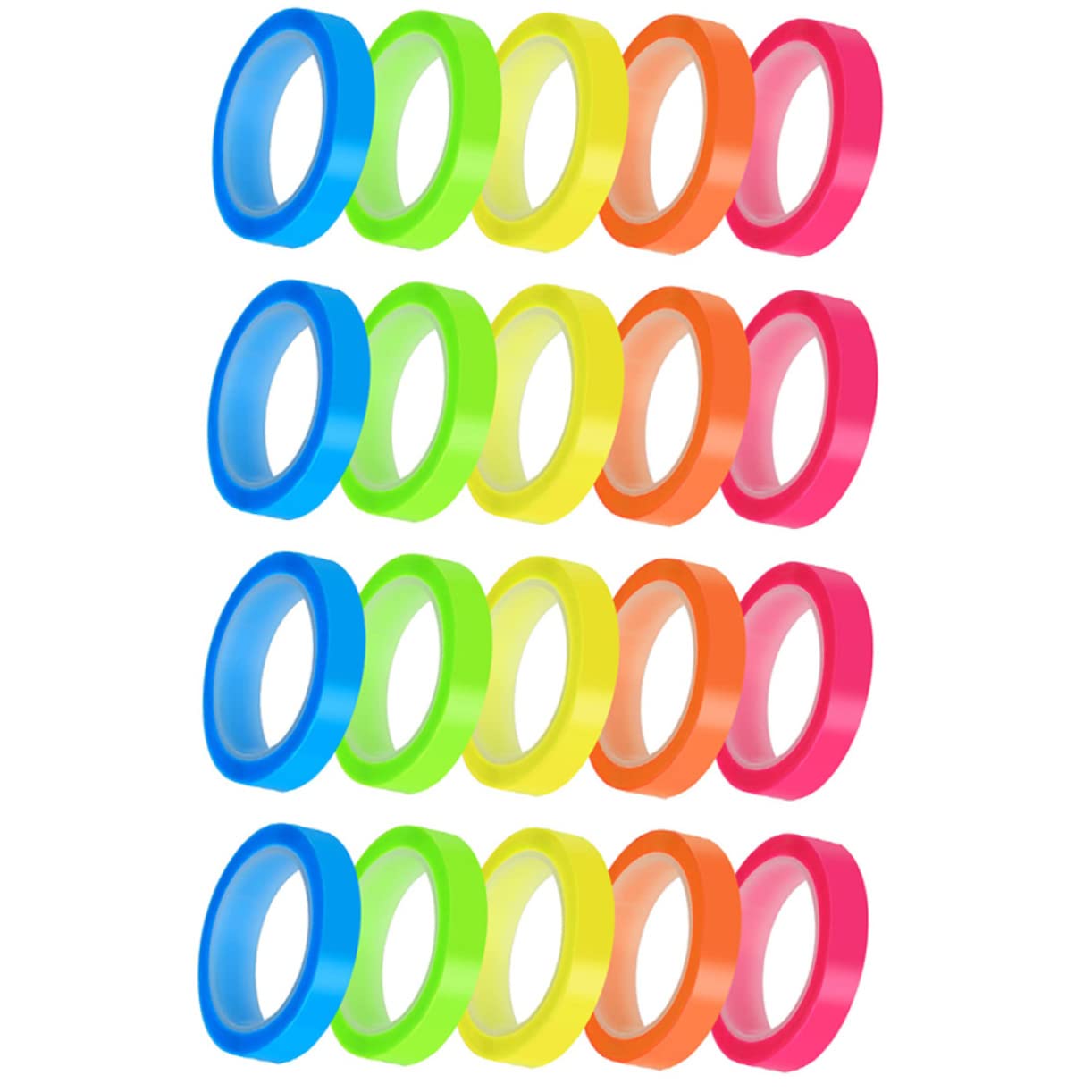 STOBOK Lot De 5 Onglets Autocollants Pour Livres Pour Lécole Et Le Bureau 20 Rouleaux X 5