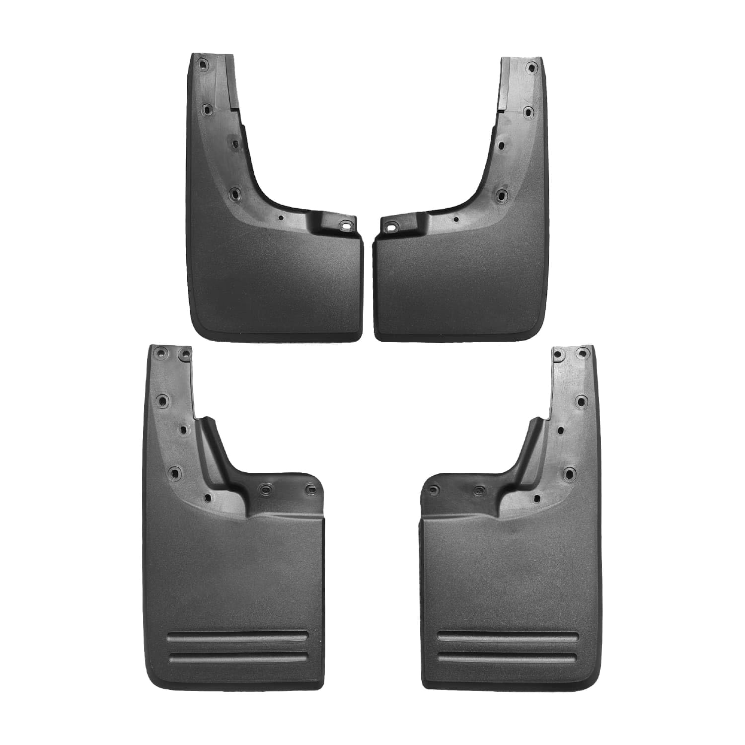 Compatibile con Volkswagen Amarok (2F) 2010-2020 Parafanghi Anteriori e Posteriori Set del Veicolo 4 Pezzi Nero