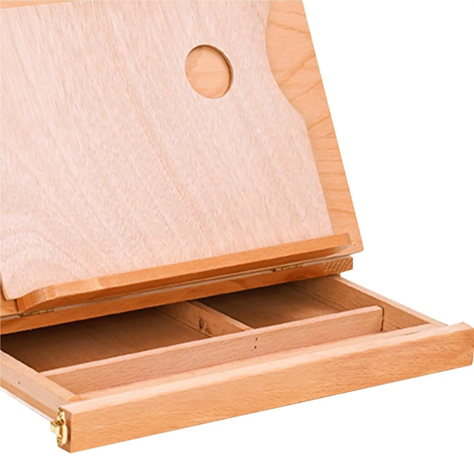Boîte à croquis en bois avec tiroir pour Débutants Artistes