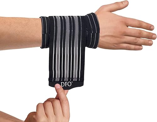 Dr. Frederick's Original Muñequeras con correas perfectas de presión, muñequeras ajustables para apoyo articular y alivio del dolor