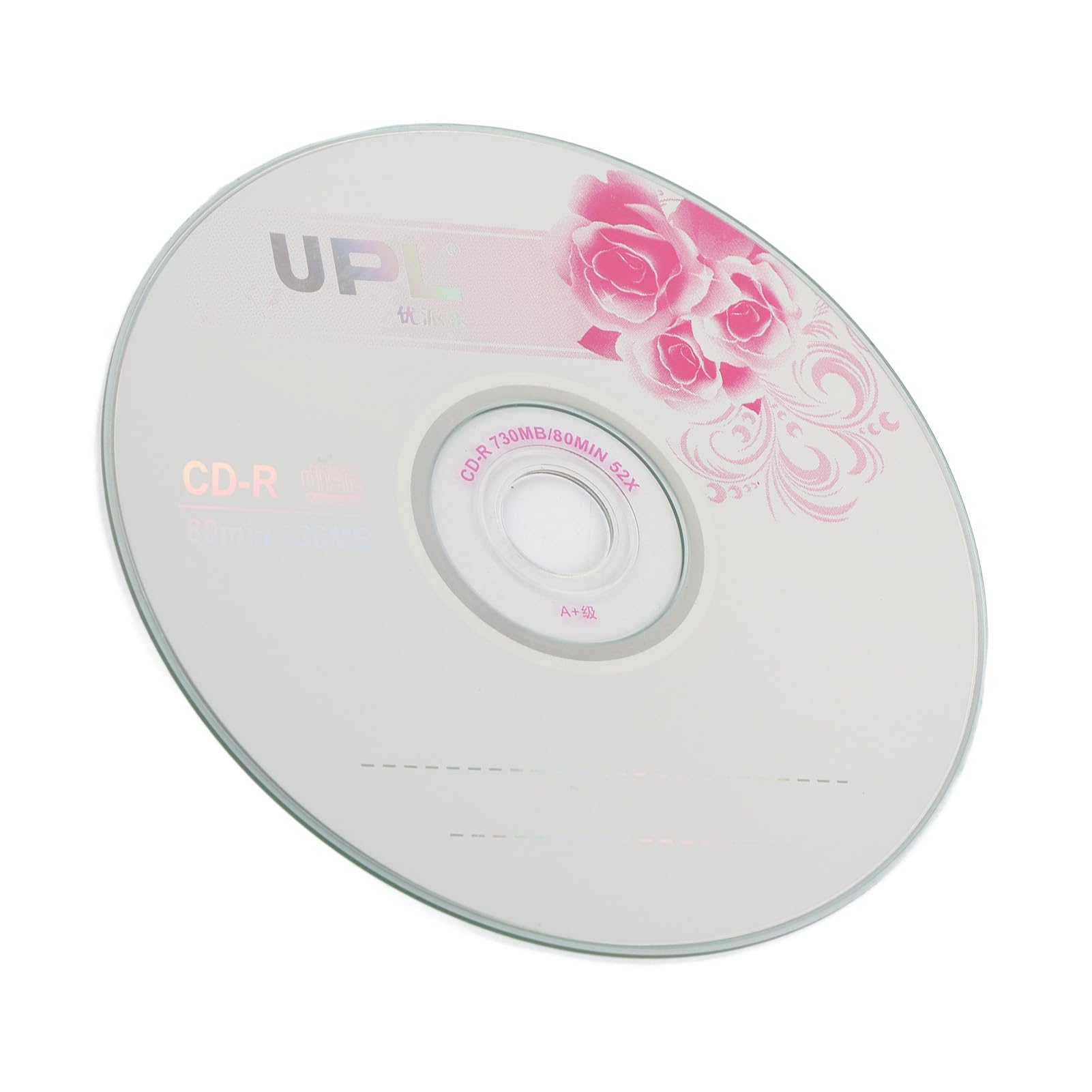 Wakects CD R Vierge de 730 Mo, Disques Enregistrables 52X, Supports Enregistrables, CD Vierges pour Le Stockage D'images Numériques, de Données Musicales (50 pièces)