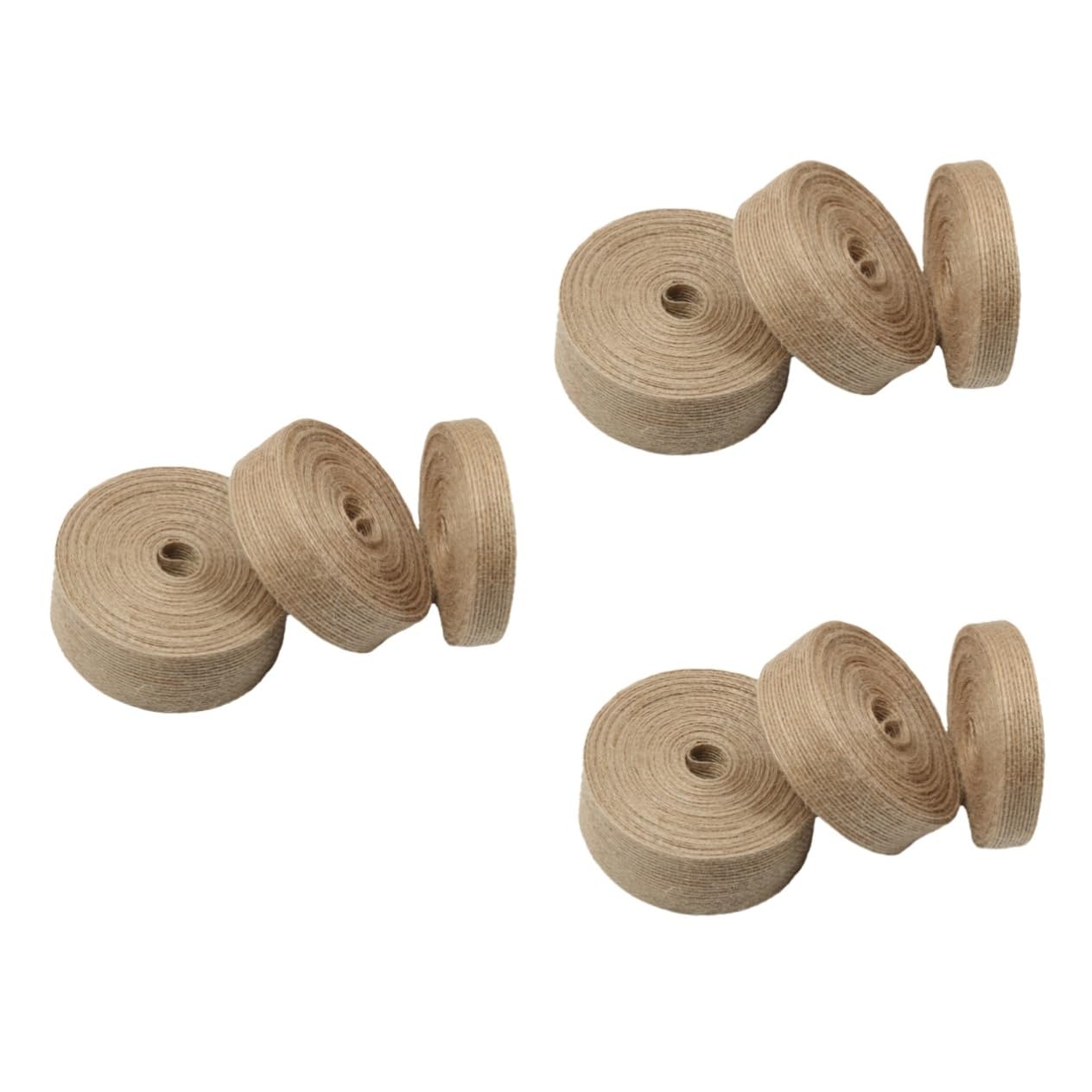 STOBOK 9rollen Burlapband Natur Jute Gewebe Für Handwerk Hochzeitsdekoration Geschenkverpackungen Und Floristik Robust Und Vielseitig Einsetzbar