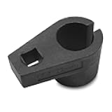 Offset Oxygen Sensor Socket, 3/8-Inch Drive, 7/8-Inch (22mm), Wire Gate Accesses Sensor from Side, Preventing Damage to Wires, Universal for Most Cars