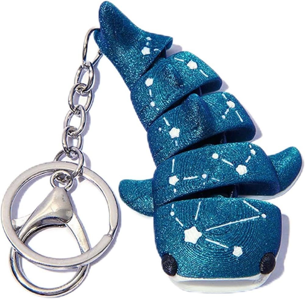 Cute Whale Shark Keychain, Kawaii Purse Bag Charms for Hangbags Backpacks Ocean Fish Gift for Women Men