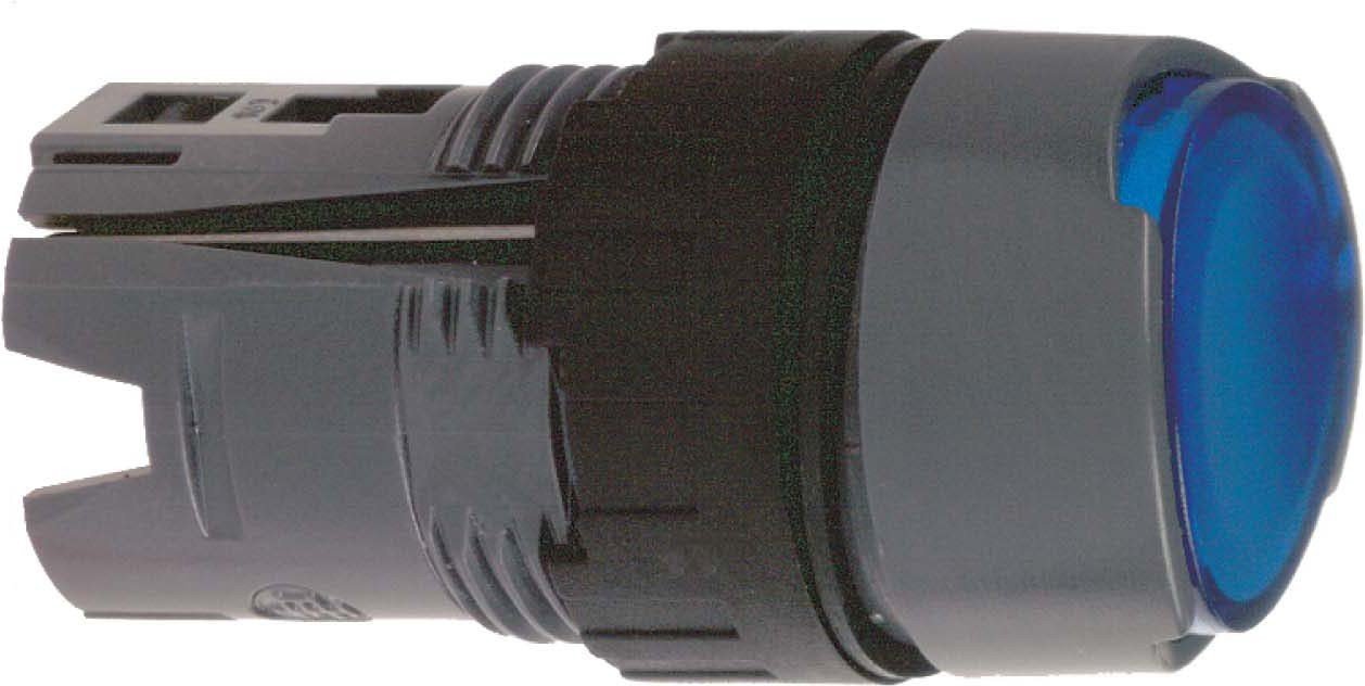 Schneider Elec Pic - MSS 45 02 - Head Push Button Luminous Diameter 16 Flush-Mount Clip Blue Round