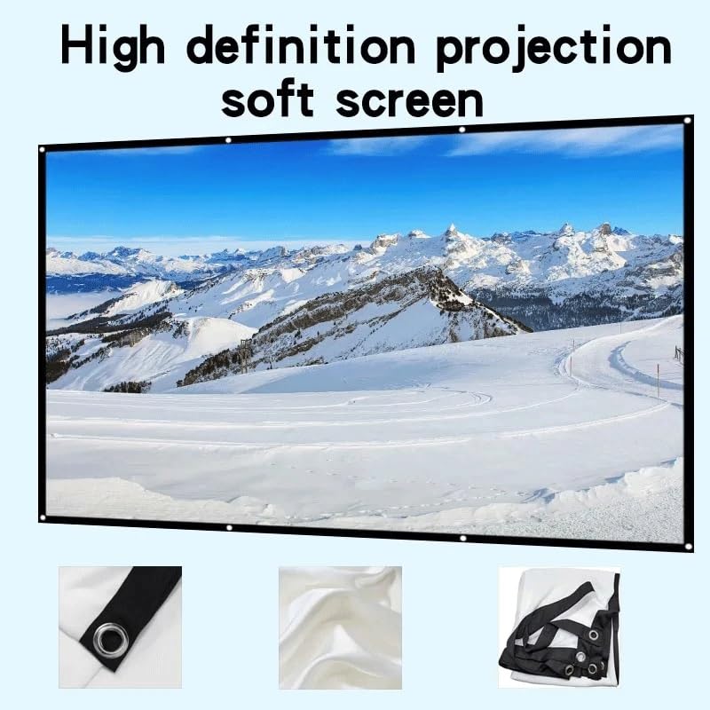 Pantalla portátil plegable para proyección 150 pulg miniatura 2