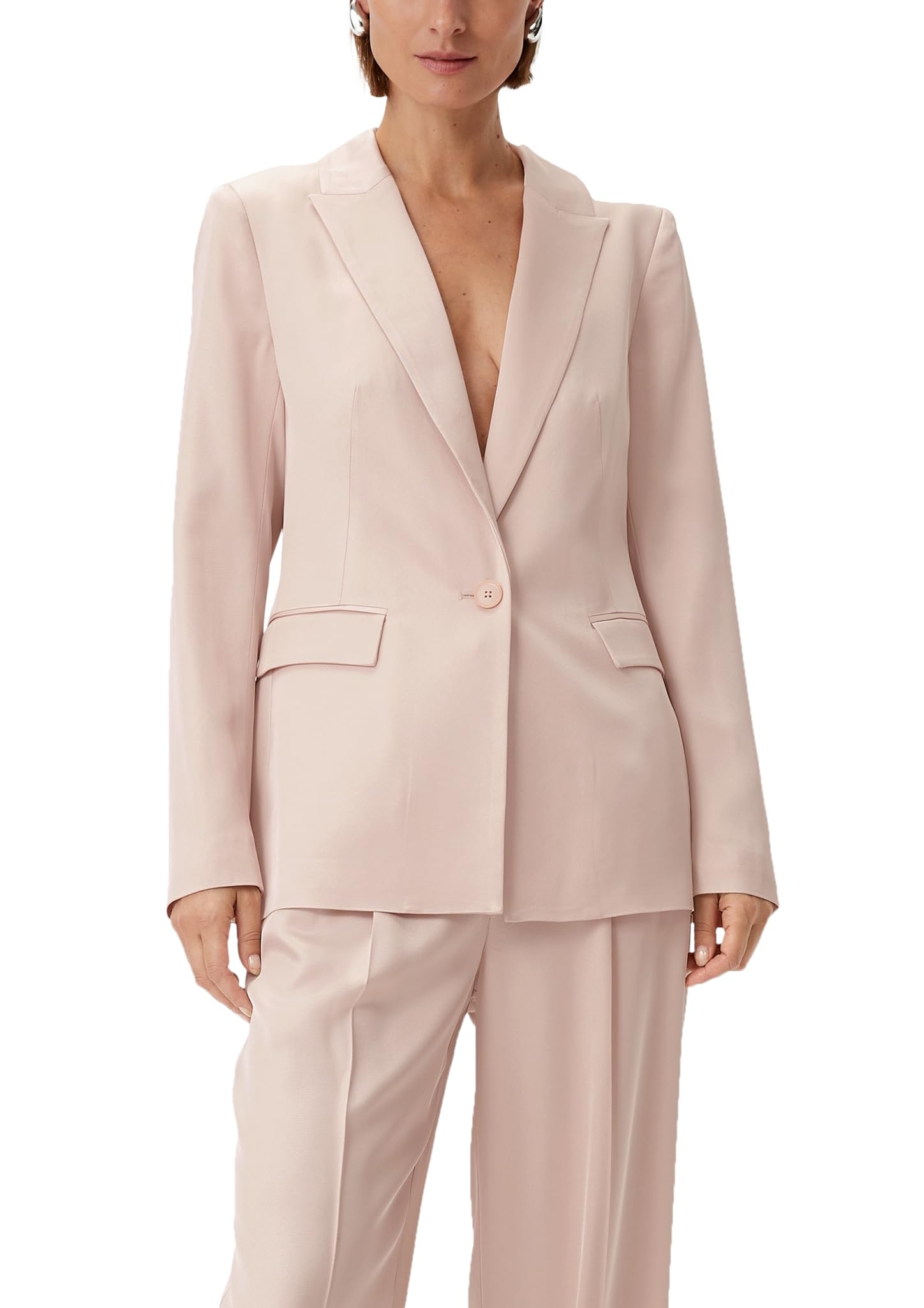 Blazer Comma femme veste tailleur noire cintrée blazer chic moderne - 6