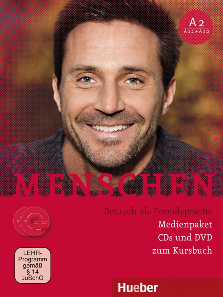 Hueber MENSCHEN Medienpaket CDs (2) und DVD (1) zum Kursbuch A2 @NEW & SEALED@