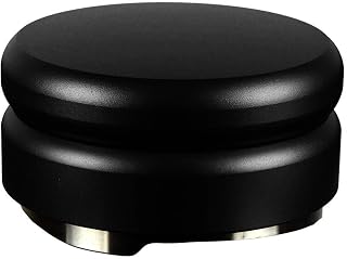 Scarlet Espresso Distributor, Tamper 58 mm, for perfect extraction on filter holder (Black)