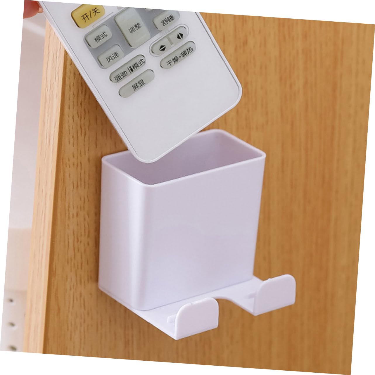 Cabilock Cajas Para Control Remoto y Teléfono Soporte De Pared Almacenamiento Abs Sin Herramientas Fácil Instalación
