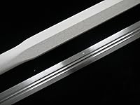 Vista 9 de Espada china/Han jian/Hoja de acero al carbono medio/vaina de pintura de cuero blanco