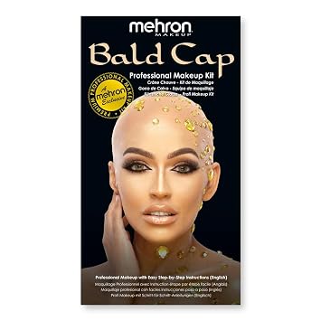 Mehron Makeup Premium Character Kits| Makeup Kits for Halloween & Cosplay | Complete Kit | Includes Tools & Instructions on How to Create the Look | Bald Cap | Made in the USA