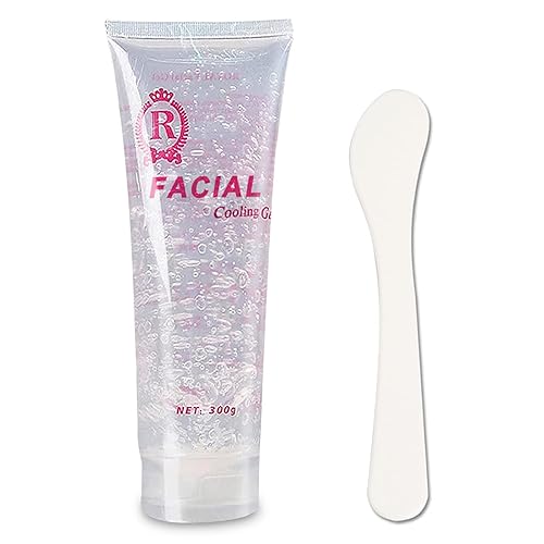 Peafroys Gel refrescante para usar con máquina facial de frecuencia y dispositivo de depilación láser en facial y cuerpo para mujeres u hombres