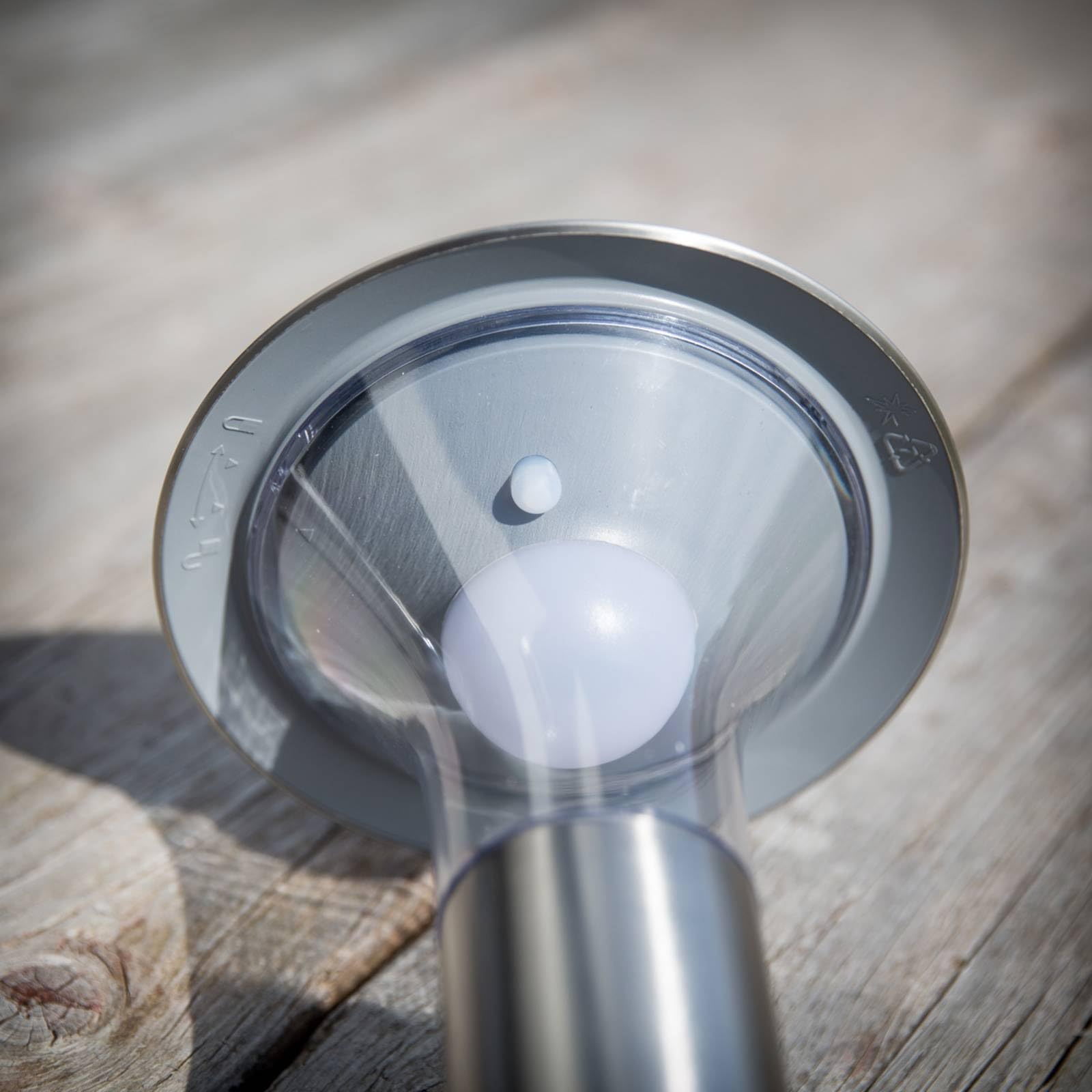 Lindby LED Solarleuchten Jolin (spritzwassergeschützt (Modern) in Alu aus Edelstahl (1 flammig,) - Solarlampe Solarleuchte Garten