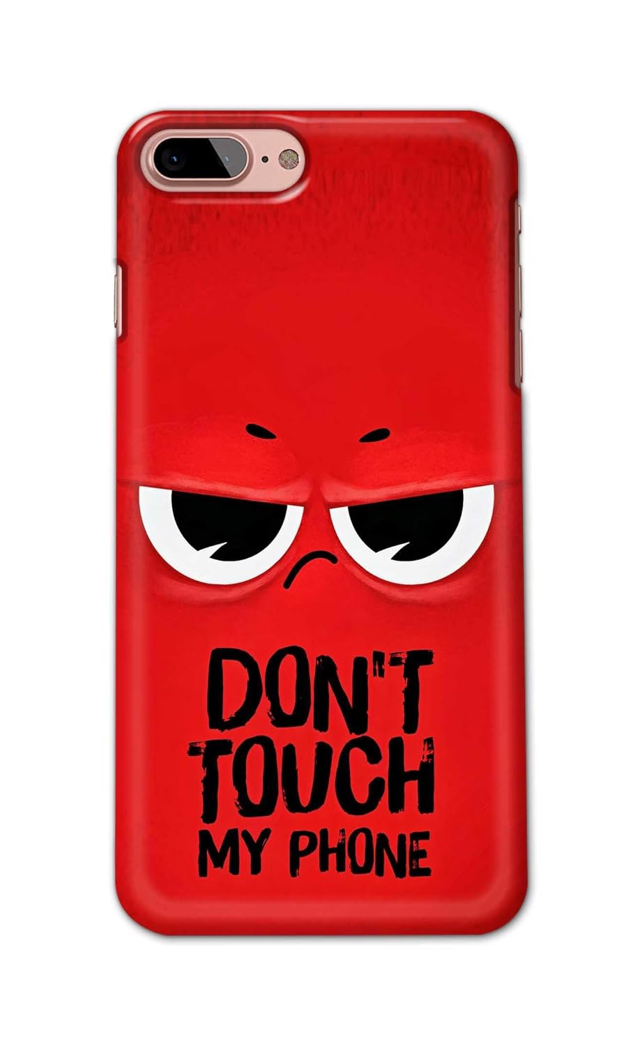 Printed Hard Back Cover for Apple iPhone 8+ Plus Back Cover (Don’t Touch My Phone) -190724(AI)