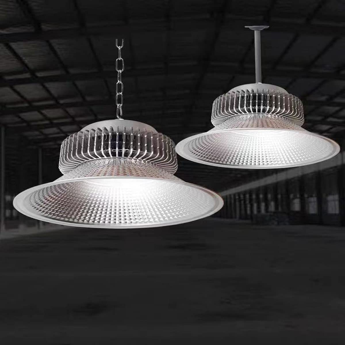 JANDEI Lampada A LED Industriale A Campana 40W 4200K | E27 3600 Lumen Per Officina E Magazzino | Classe A+