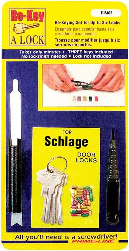 PRIME-LINE No. 5 Metal Re-Keying Kit 1 pk