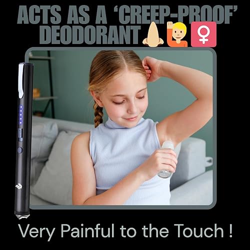 Miniatura 3 de ODDS Shifter - Bolígrafo aturdidor para defensa personal con bolígrafo aturdidor de 1.6 uC - Micro USB recargable, indicador de carga - Pistola