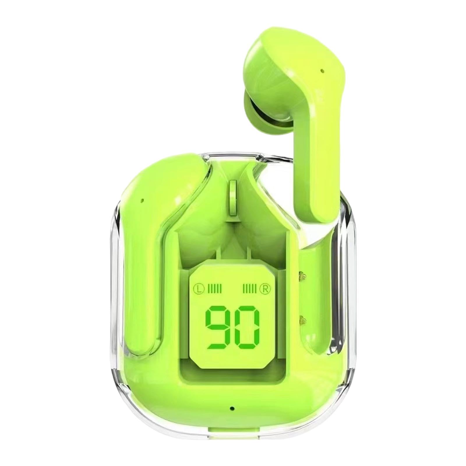Club Bollywood®Wireless Earbuds Led Display Bluetooth Headphones for Running Office Fitness Green|Cell Phones & Accessories | Cell Phone Accessories |• Cell Phones & Accessories|2 Earbuds 2