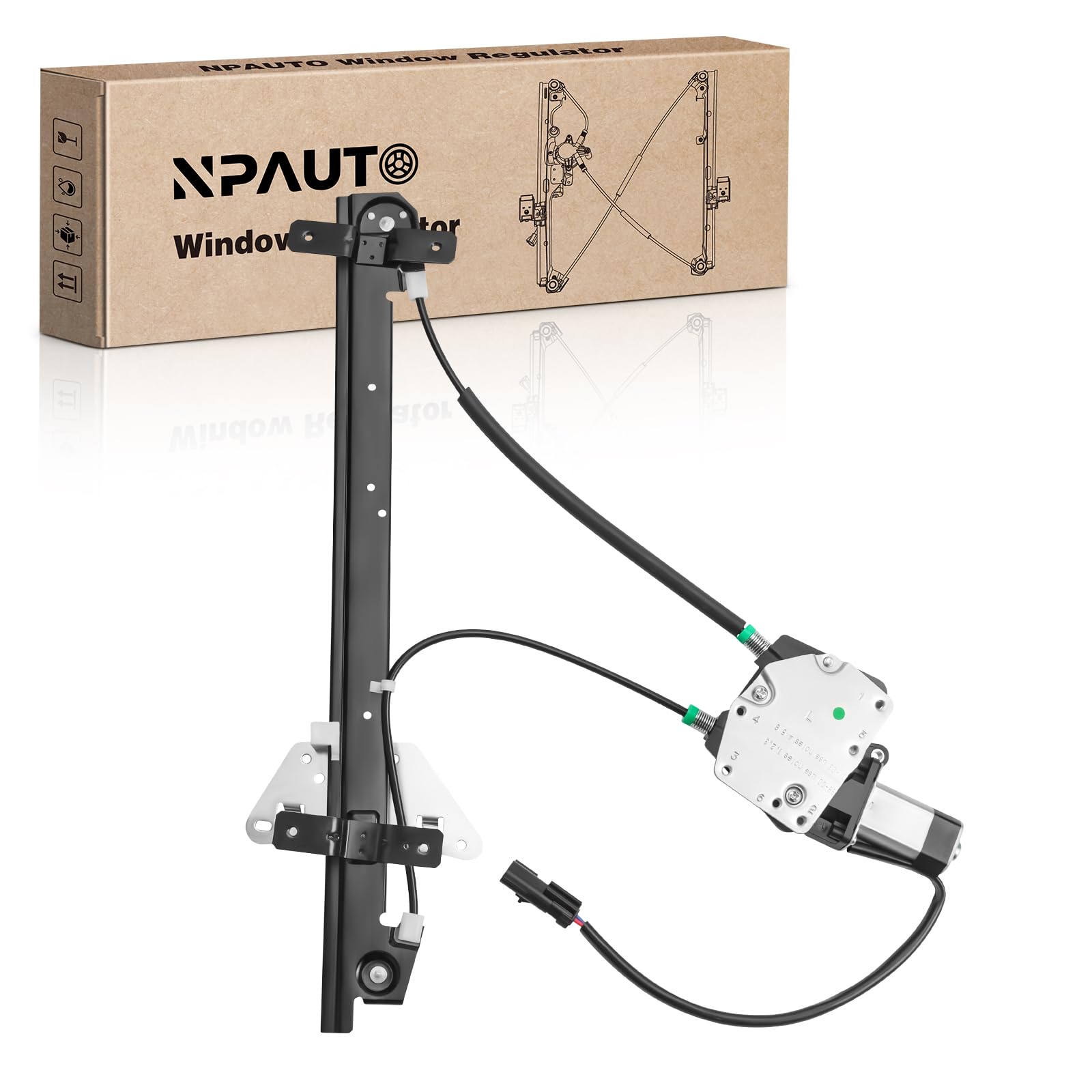 Amazon.com: Front Driver Side Power Window Regulator with Motor