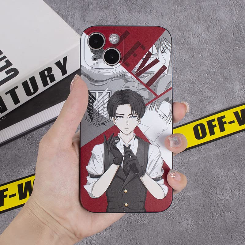 ★進撃の巨人スマホケース・リヴァイ&エレン★ Amazon.co.jp: 進撃の巨人 リヴァイ スマホケース iphone14