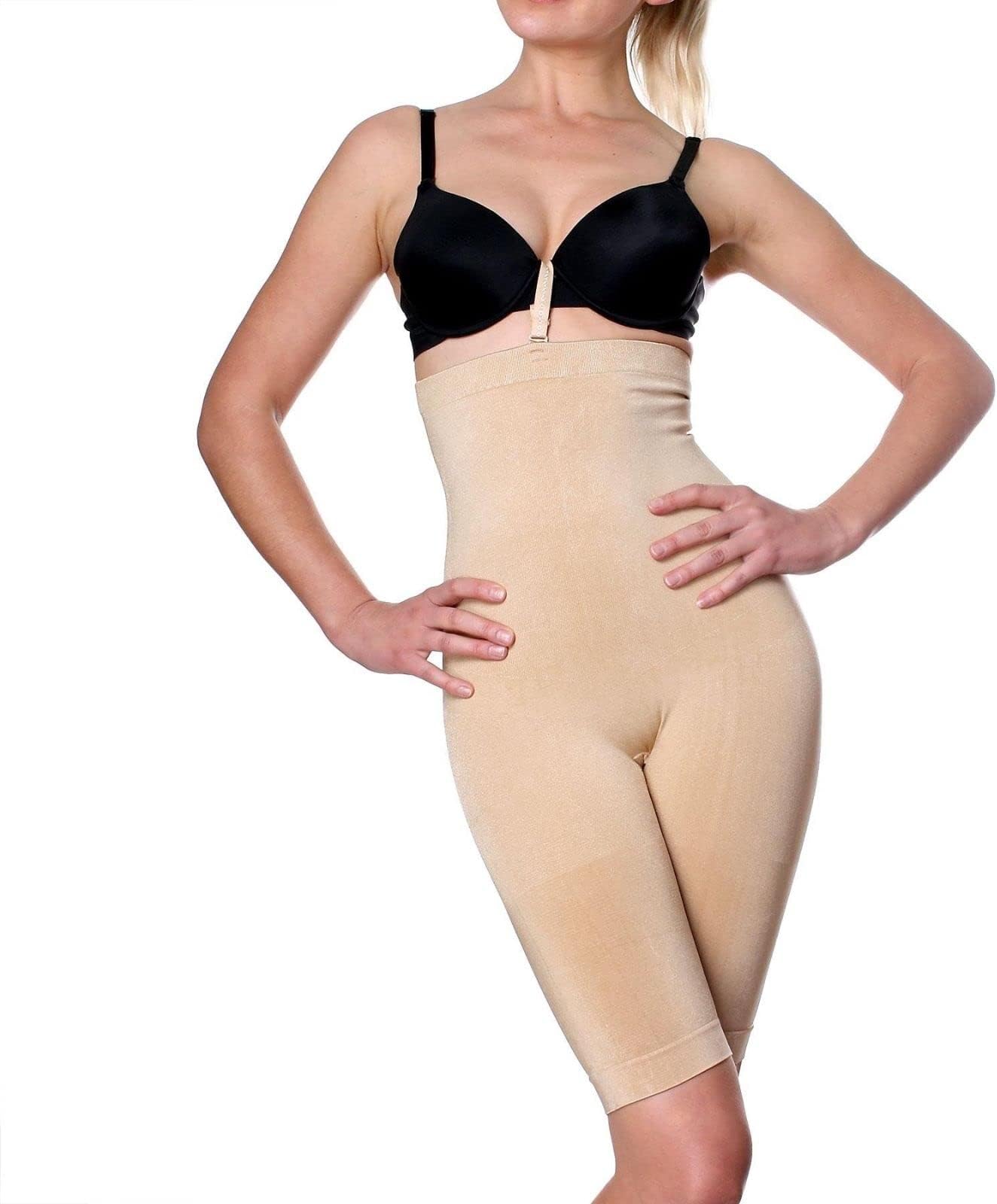 vkwearPrima Valentina Women's Seamless Body Shapewear High Waist Long Shorts 78604T