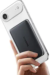 Power Bank Baseus Picogo, Bateria MagSafe de 5000 mAh, Carregador Portátil Sem Fio com Cabo USB-C para iPhone 17 Pro Max/17 Air/16/15/14/13/12 Preto