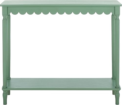 SAFAVIEH Home Collection Haven French Country Farmhouse Sage - Mesa consola para entrada, sala de estar, vestíbulo Salvia,Marrón