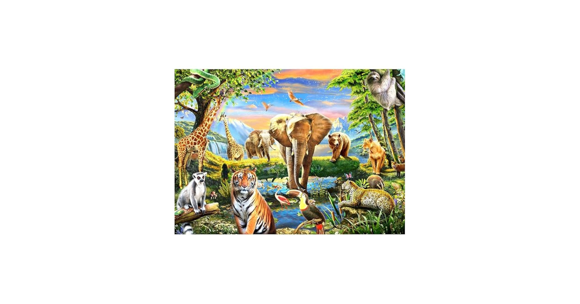 Amazon.com: 1000 Pieces Puzzles for Adults, Animal World
