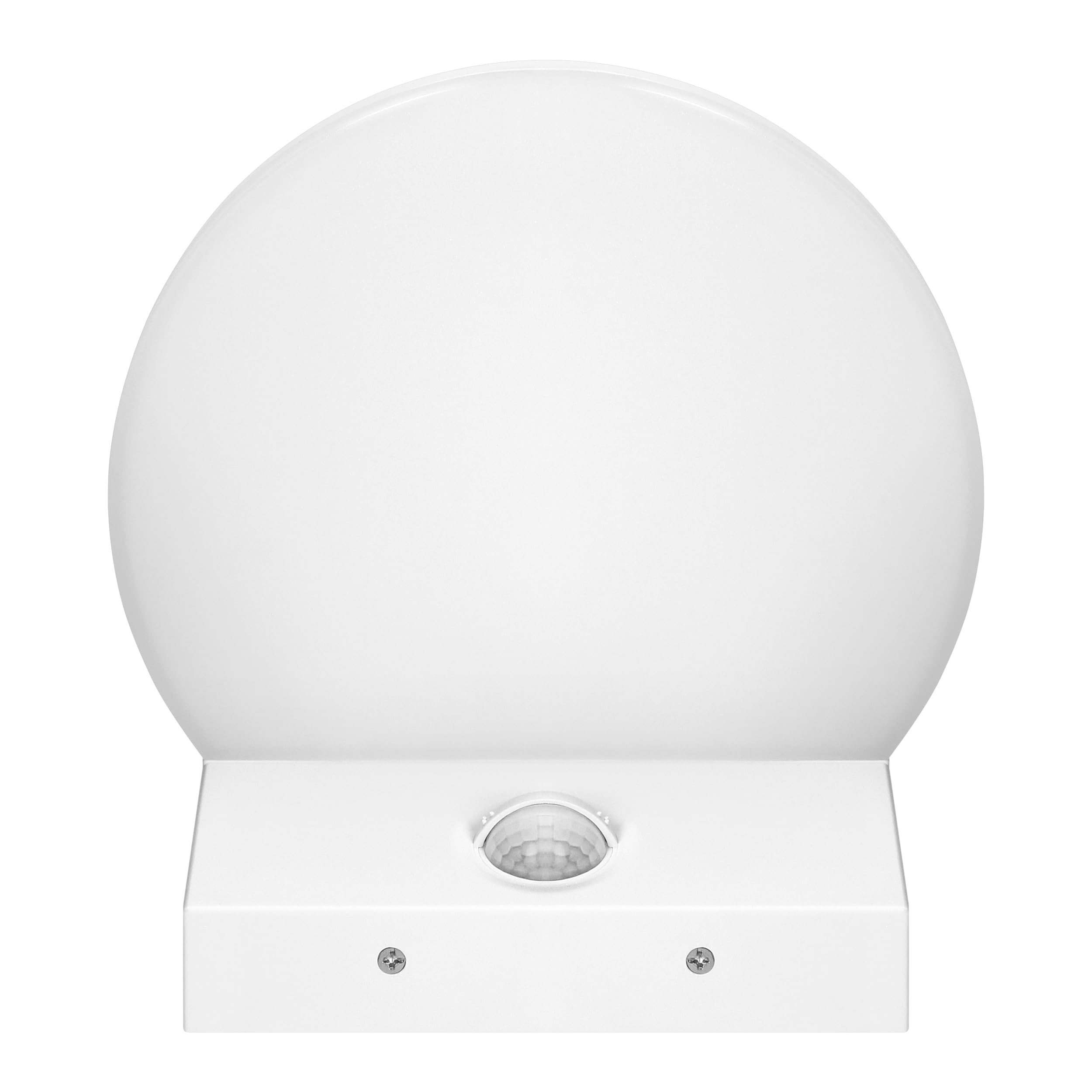 Lampa Zewnętrzna LED z Czujnikiem Ruchu PIR 15W 4000K Barwa Neutralna Biel 1300lm Szeroki kąt świecenia >80° Oświetlenie Zewnętrzne Taras Ogród Parking IP65 (biały)