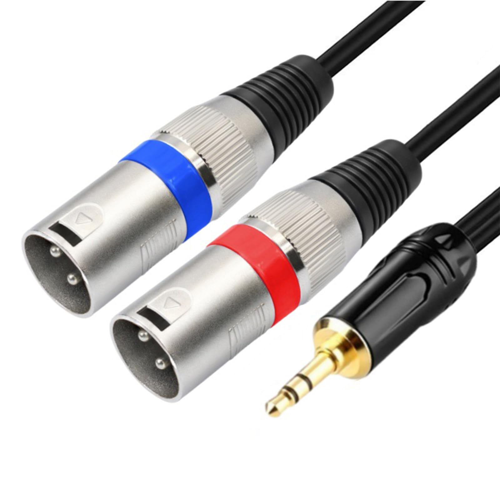 Câble audio 3.5mm double mâle double femelle à conducteurs en bronze pur