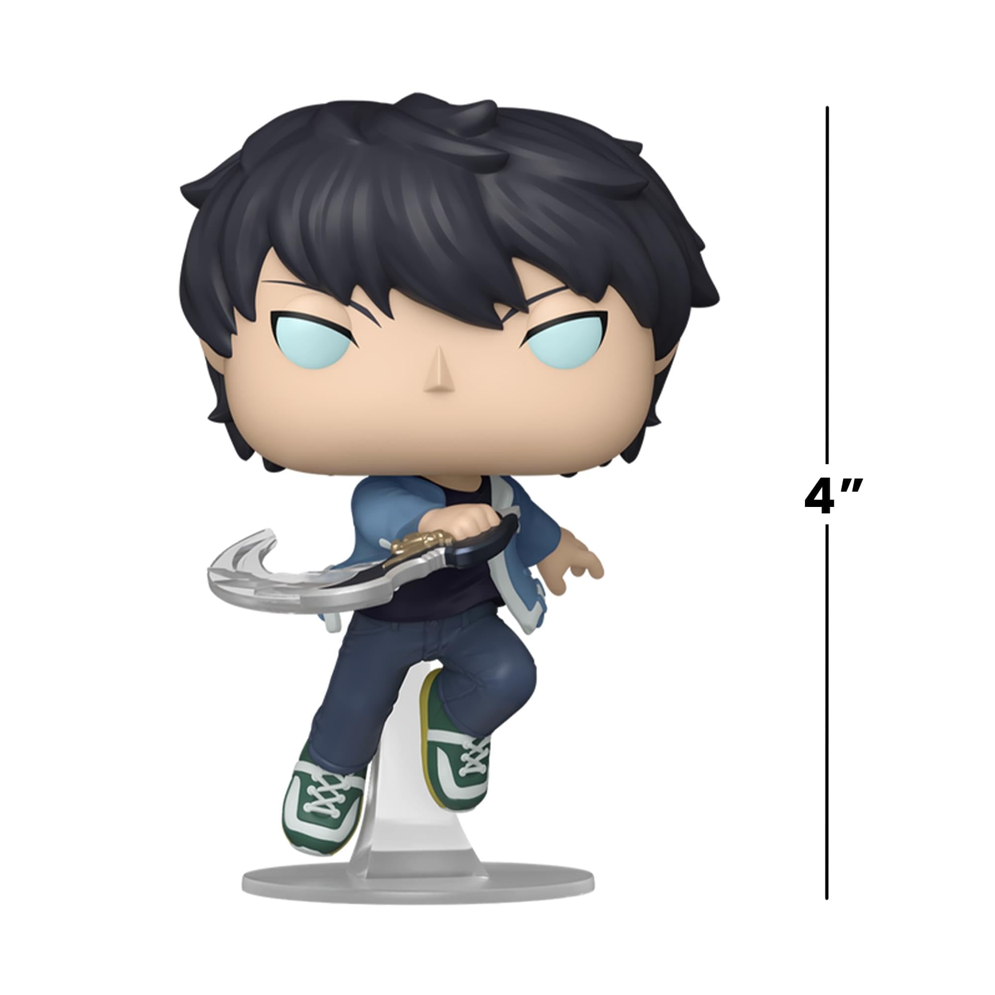 Funko POP! Animation: Solo Leveling, Sung Jinwoo, 1 in 6 chance of receiving the rare Chase variant, Styles may vary - Image 3