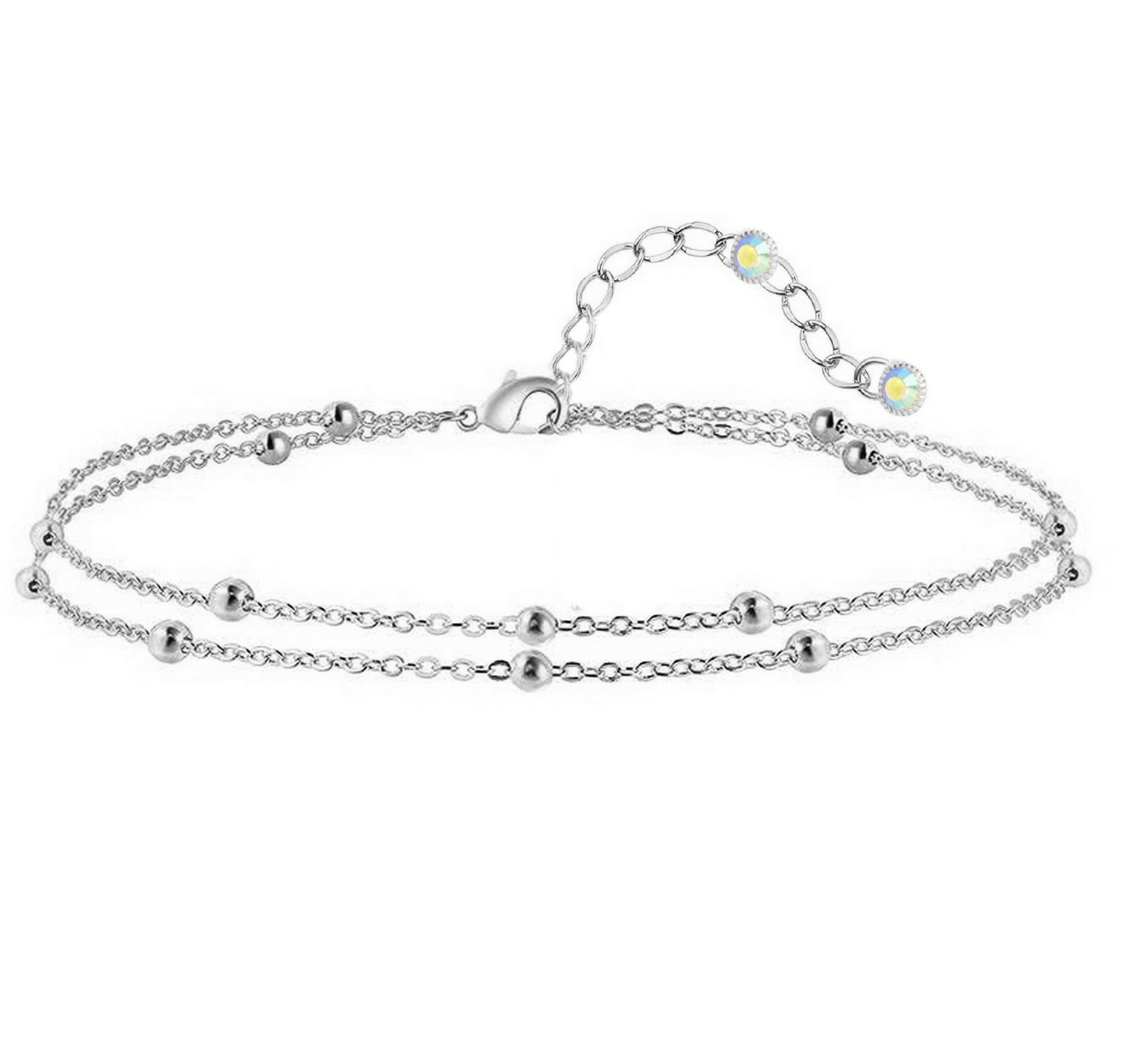 See full amazon price history chart for VAMA FASHIONS Adjustable Silver Plated Stylish Beads Leg Chain Anklet Toes Foot Double Layered Anklets Ankle Chains For Girls Women VAMA FASHIONS Adjustable Silver Plated Stylish Beads Leg Chain Anklet Toes Foot Double Layered Anklets Ankle Chains For Girls Women (B0DDKCTL76) Amazon Price History, Amazon Price Tracker