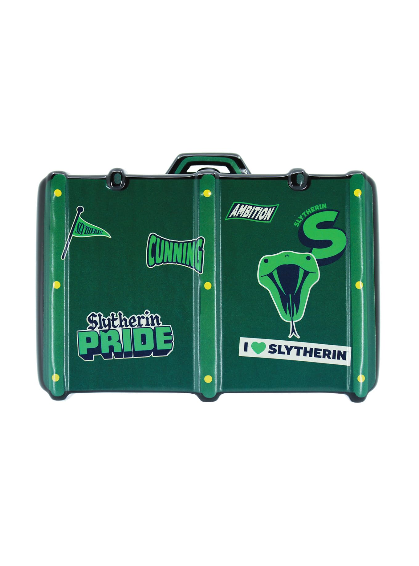 Enesco the Wizarding World of Harry Potter Slytherin House Luggage Coin Bank, 4.5 Inch, Green