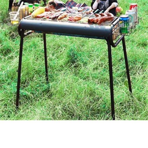 Estufa de barbacoa de acero inoxidable resistente con rejilla de carbón estable 4