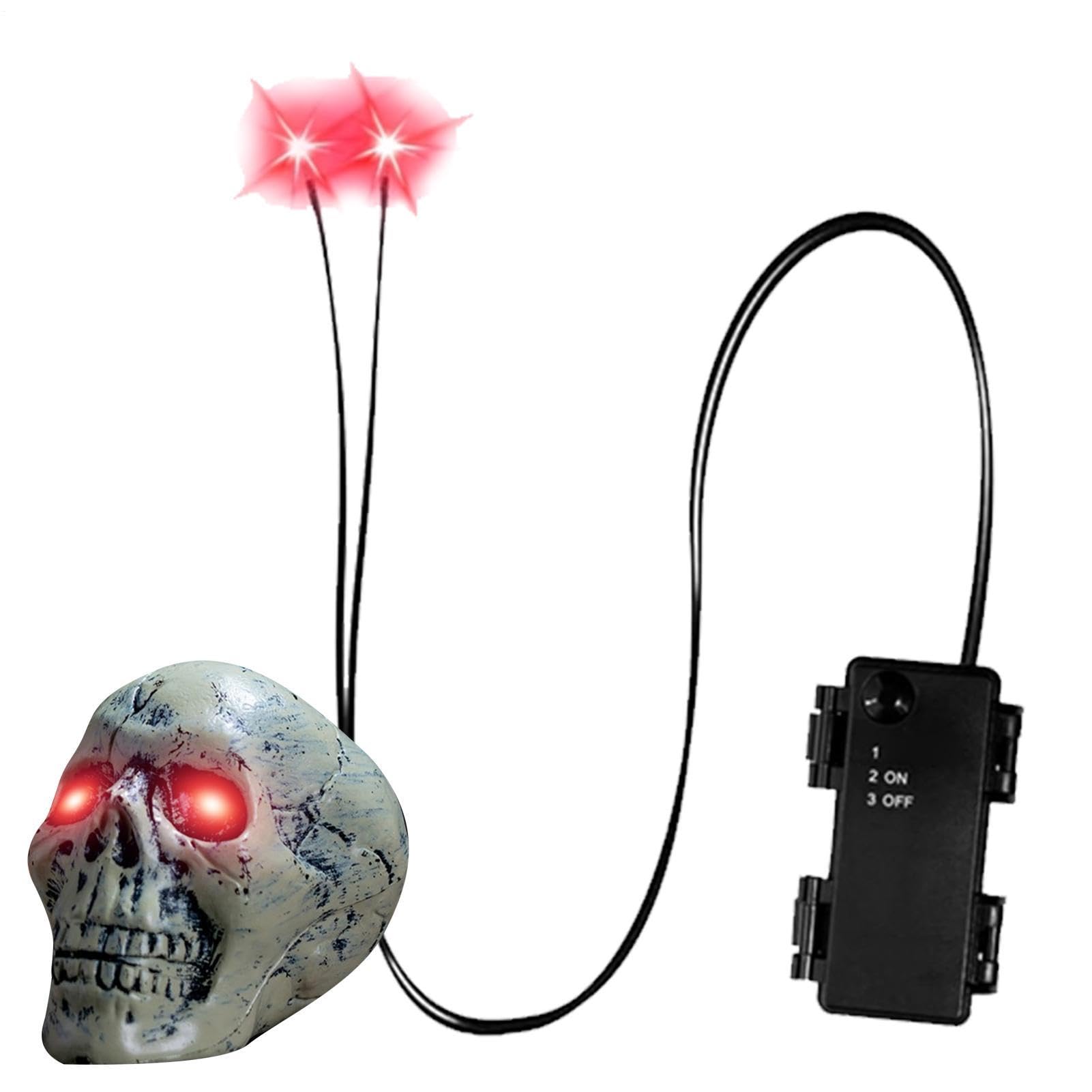 Halloween LED Glowing Light Up Eyes,LED Glowing Eyes,Glowings Eye Lights for Pumpkins with Timer for Costume Cosplay,Skulls,Skeleton, Pumpkin,Halloween Decoration Lights