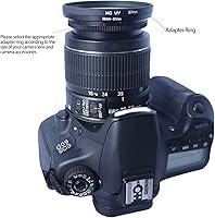 Vista 5 de Adaptador de lente de 2.283 in a lente de cámara de 1.693 in, anillo adaptador de anillo reductor de filtro de 2.283 in a 1.693 in, compatible