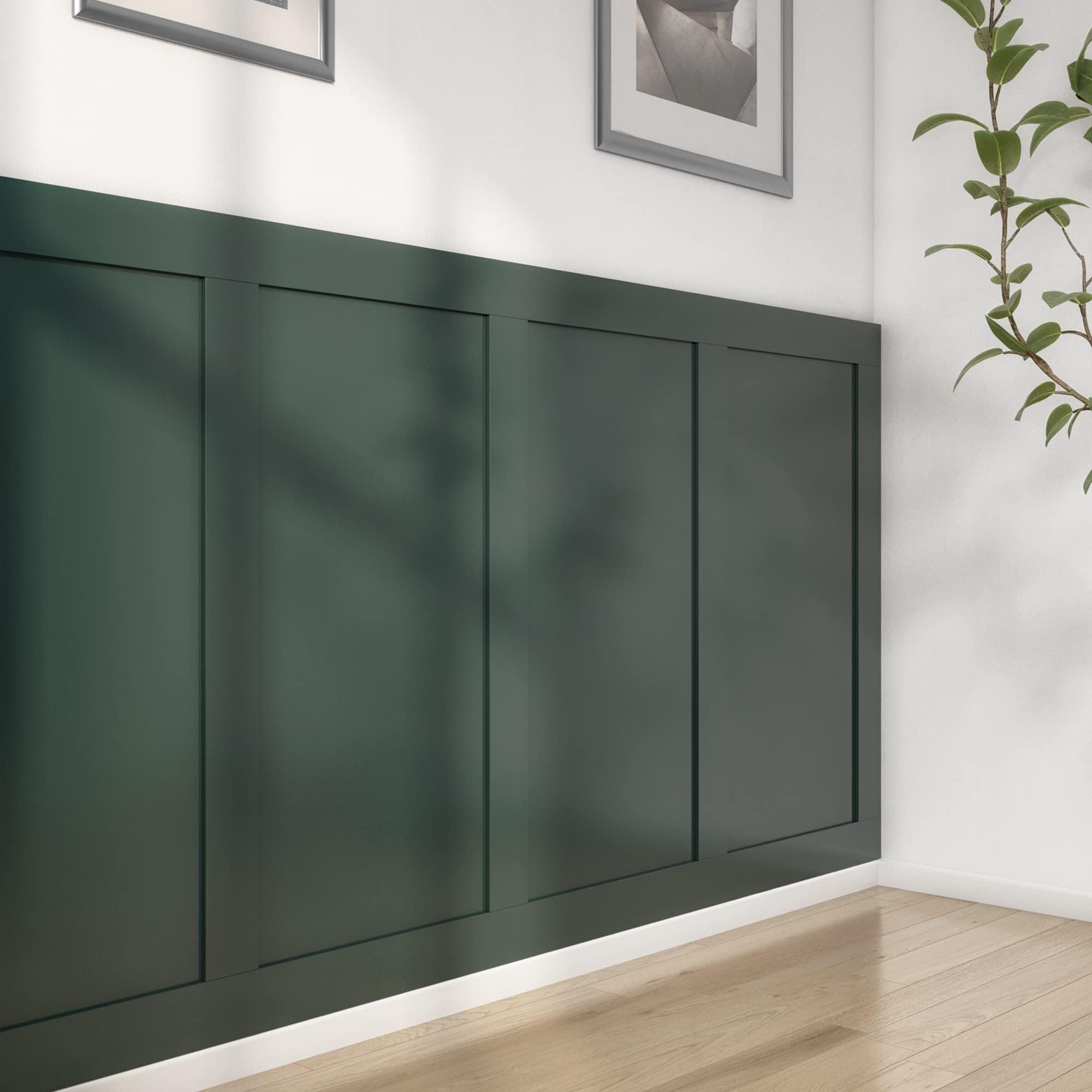 Cheshire Mouldings, MDF Wall Panelling Kit, 2 Pack, (H) 1200mm (W) 97mm (T) 9mm, Home and Interior WPKT4