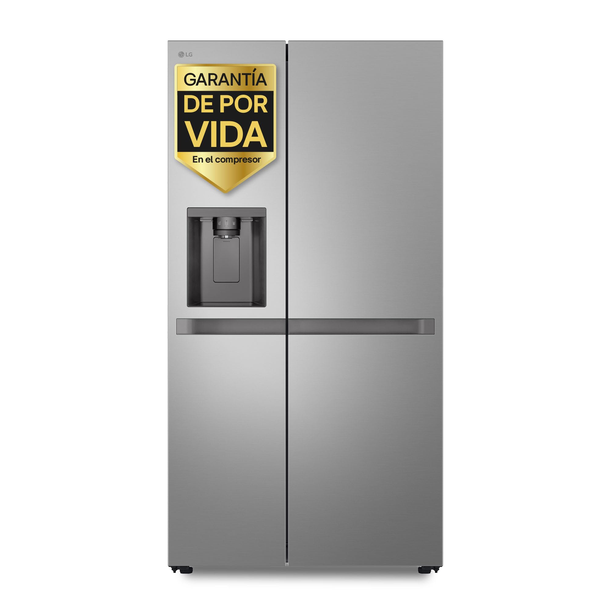 LG GSLC40PYPE - Frigorífico Side by Side, Serie 400, Clasificación E, 641 L, Inox Anihuellas
