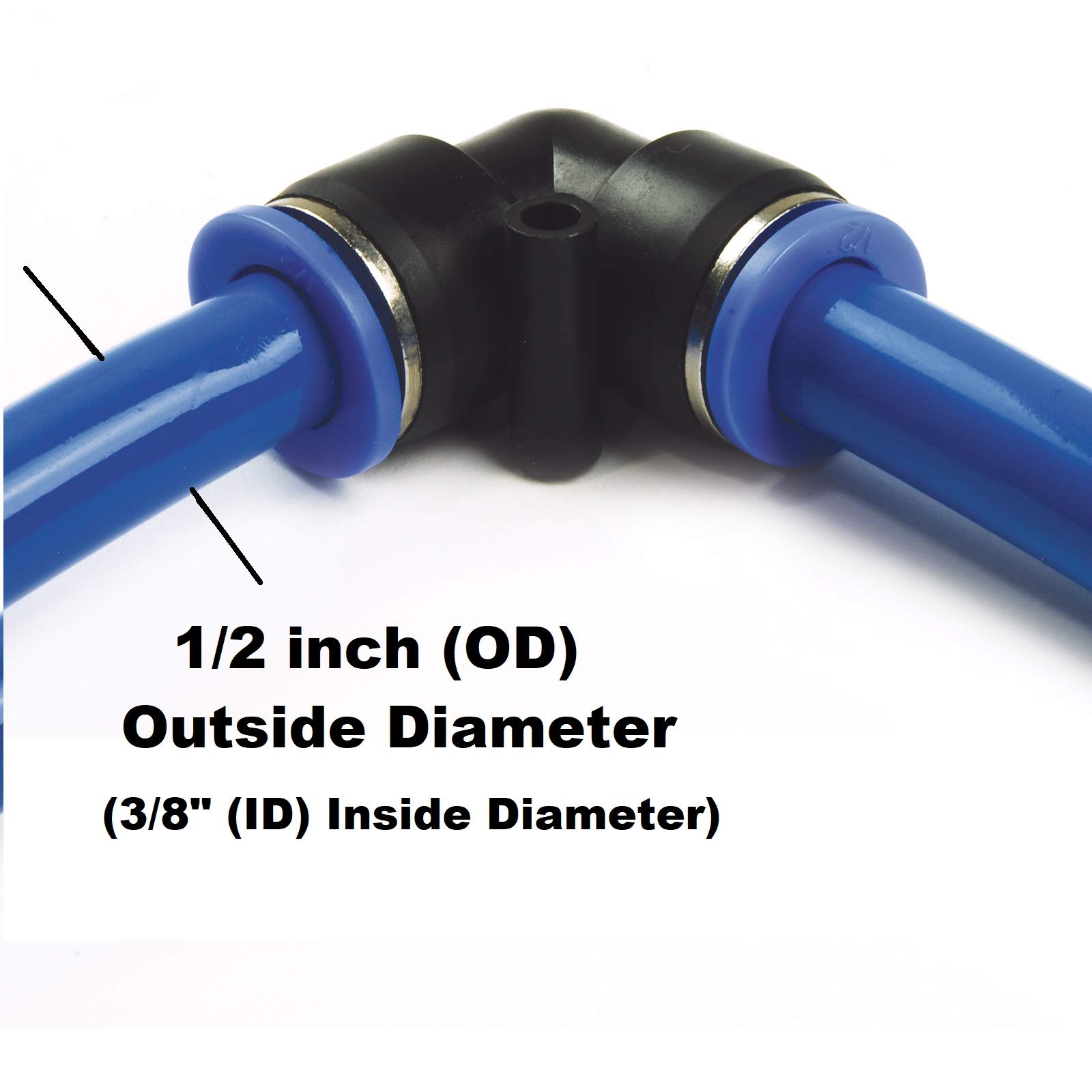 Primefit NY12100 - Tubo de nailon para conexión de aire (1,27 cm x 30,48 m)