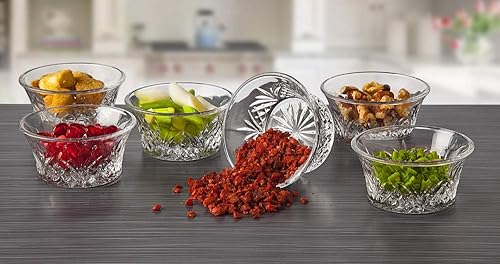 Miniatura 3 de Godinger Juego de cuencos – Mini cuencos de cristal para preparación, inmersión, postre, bar – Juego de 6, 2 onzas