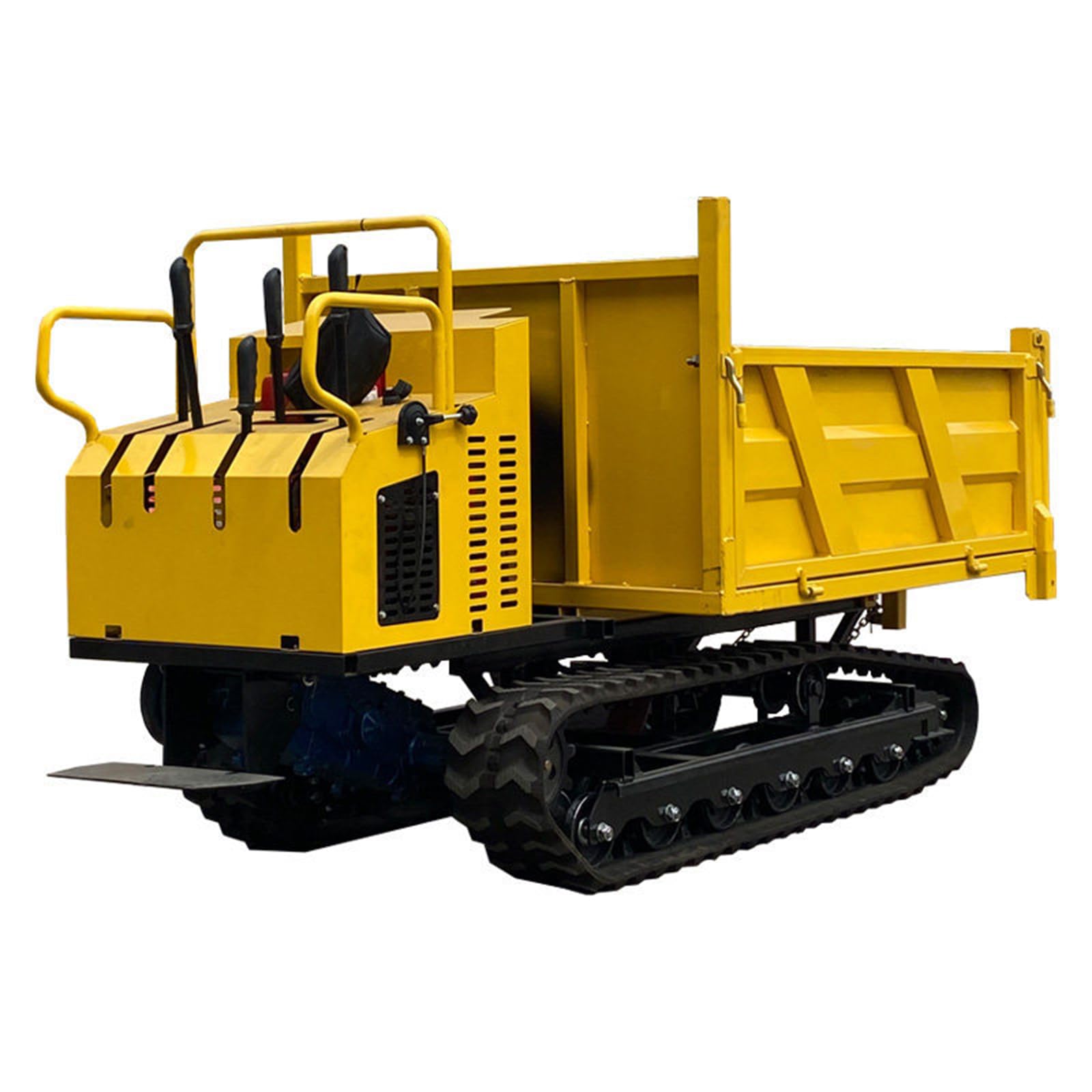 Dumper sobre orugas, volquete de orugas todoterreno, mini volquete, resistente para máquina de transporte de barro y arena
