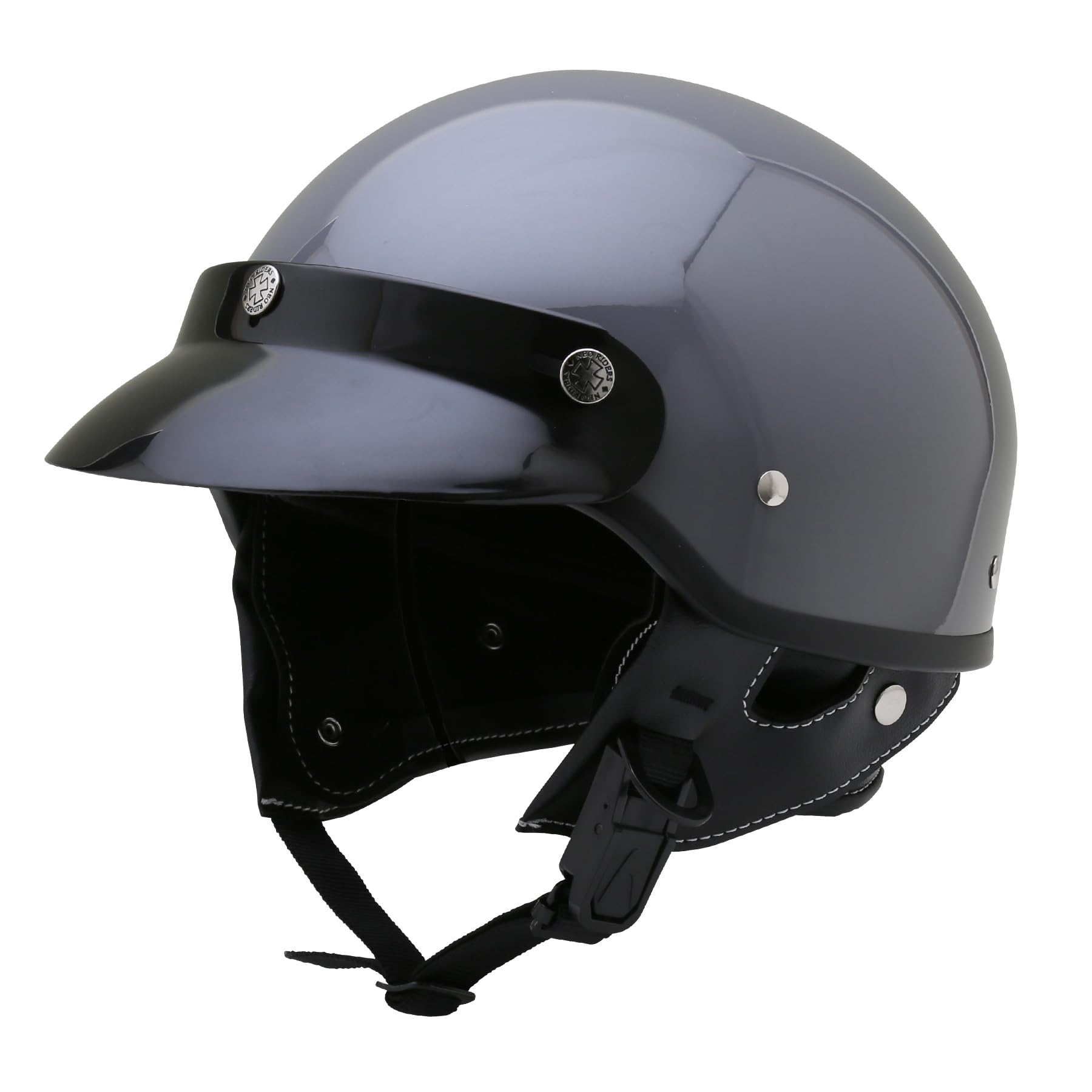 Amazon.co.jp: NEORIDERS GT2 ポリヘル バイク ヘルメット ハーフ