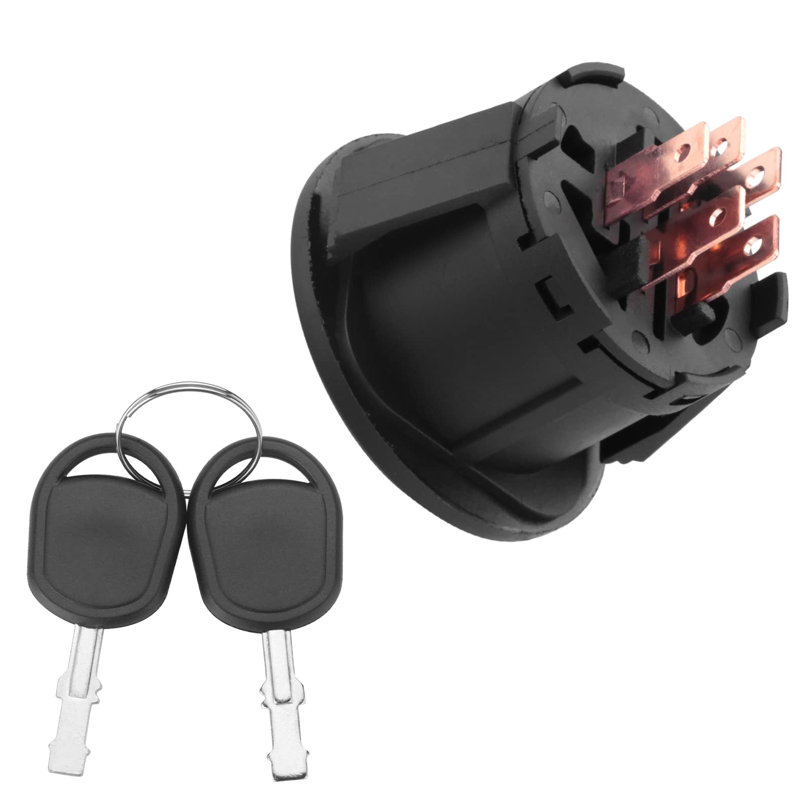 k．y Bularie Lawn Mower Ignition Switch with Key 5 terminals 3