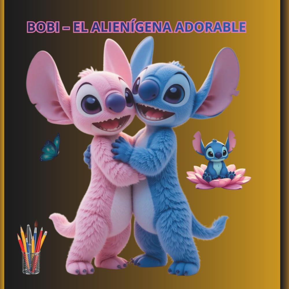 Bobi – El Alienígena Adorable: Libro para colorear para niños de 3 a 8 años 30 imágenes grandes y fáciles de