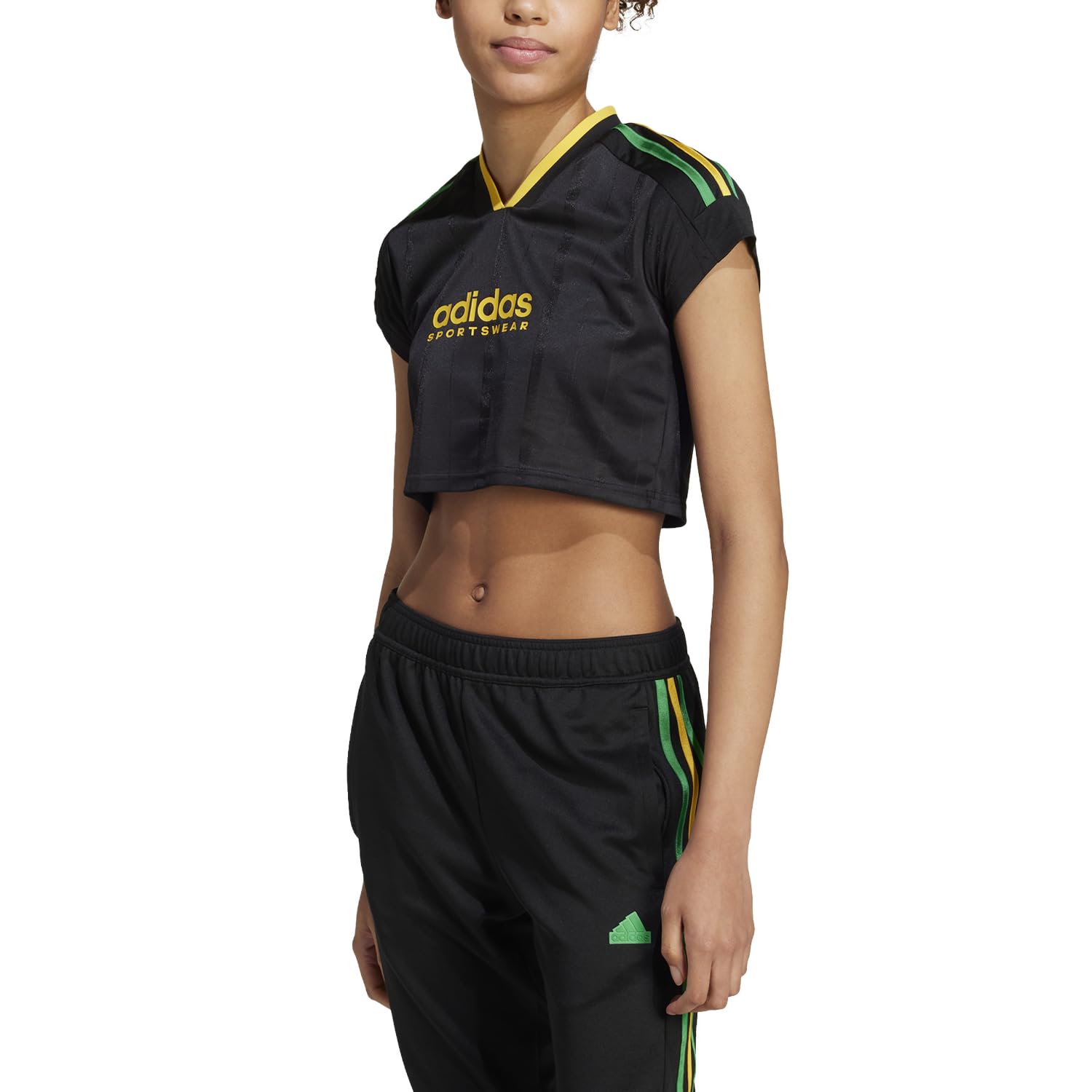 adidas Tiro Nations Pack Crop Jersey Tiro Nations Pack Crop Jersey Femme